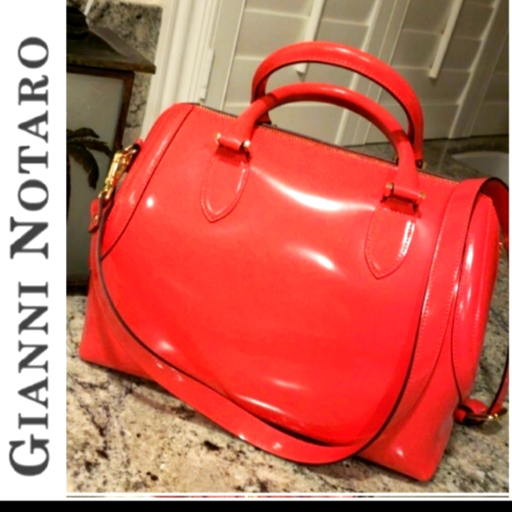Gianni Notaro Leather Satchel